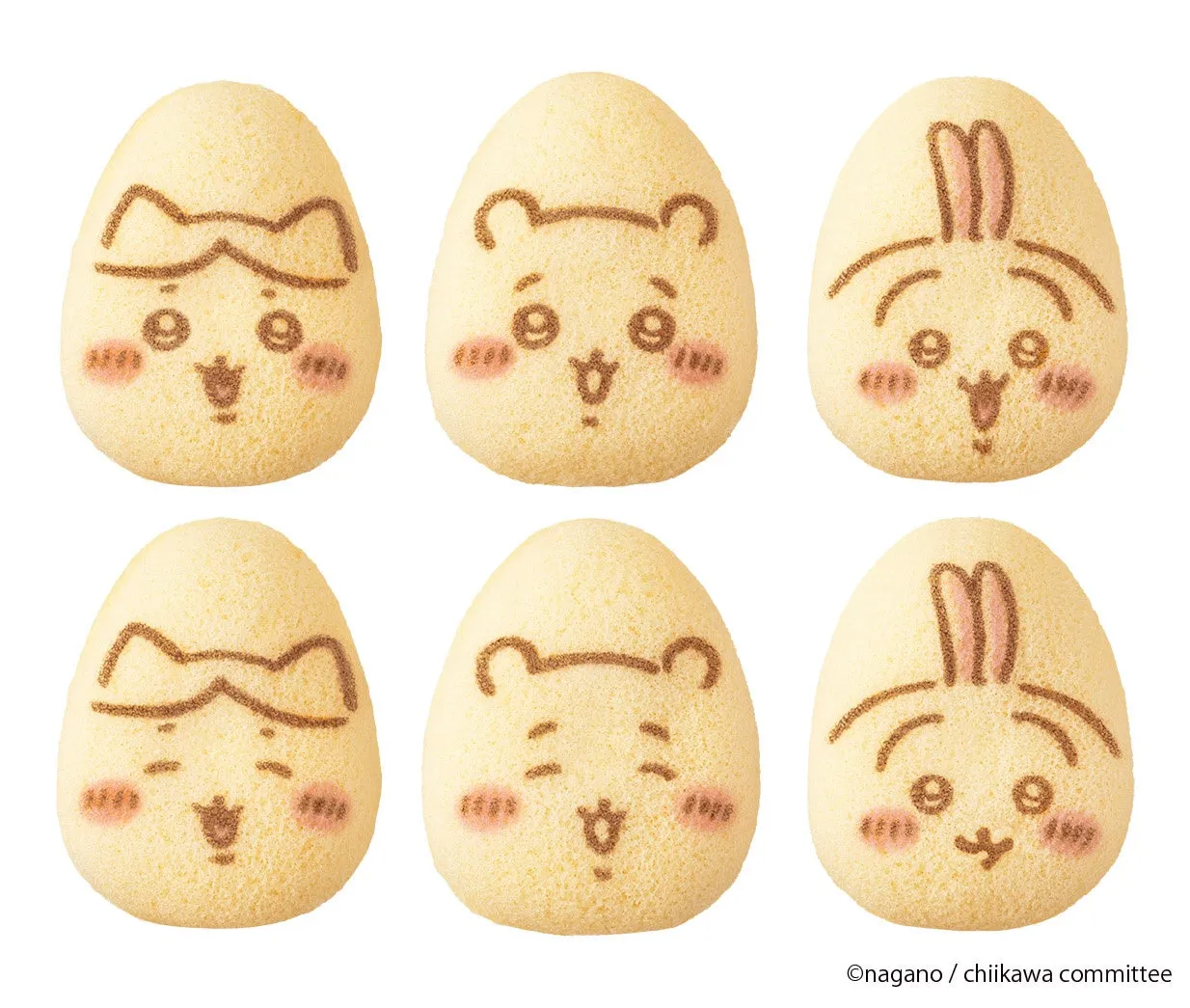 ちいかわバナナプリンケーキ 絵柄