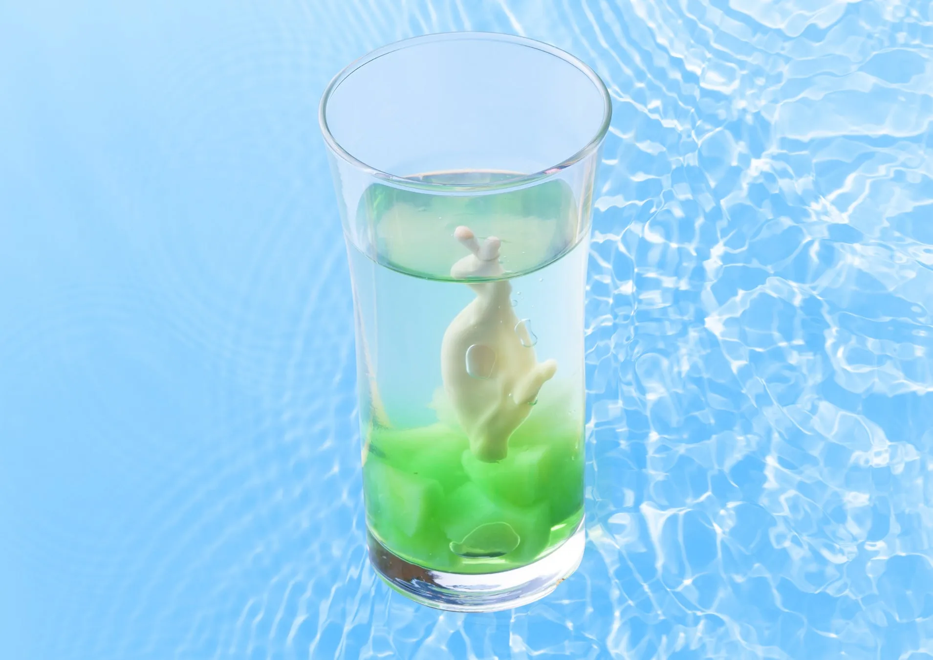 アザラシの桃のゼリー