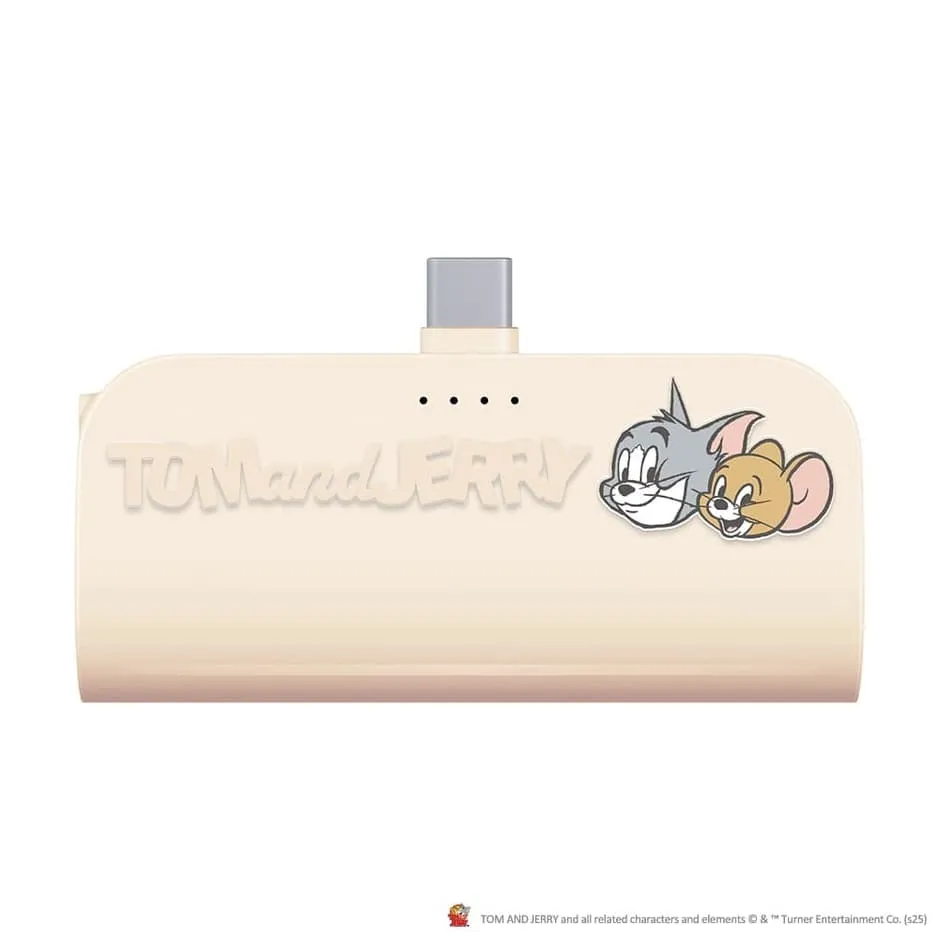 トムとジェリー モバイルバッテリー 直挿しイメージ