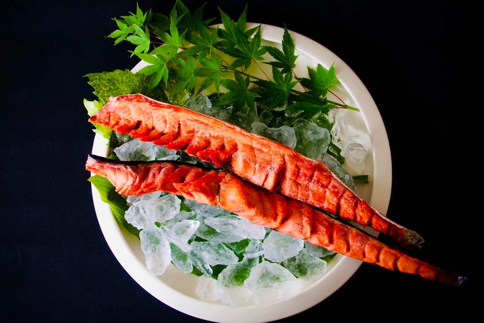 生とば(鮭の身を干した保存食)