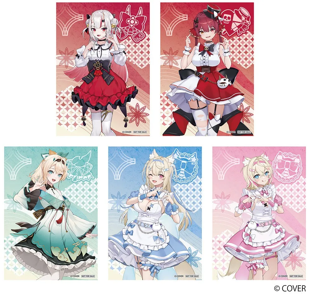 5人のアニメキャラクターが描かれたイラスト。