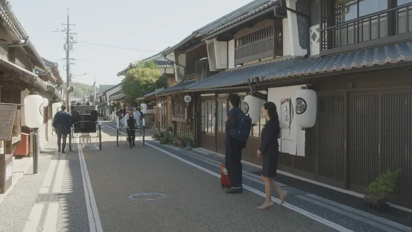 ロケ地となった津山市城東町並み保存地区