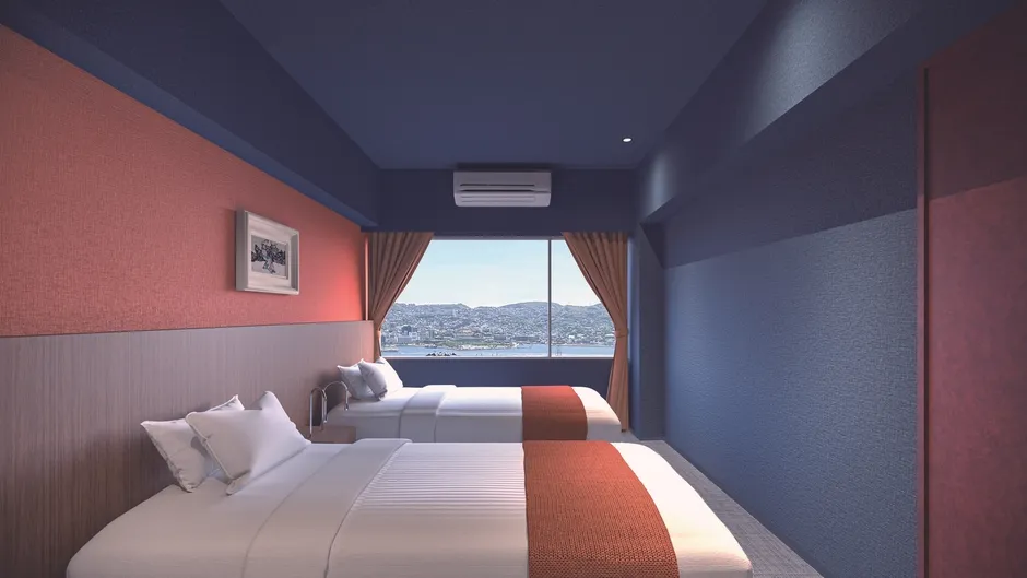 洗練された客室「東雲青藤」