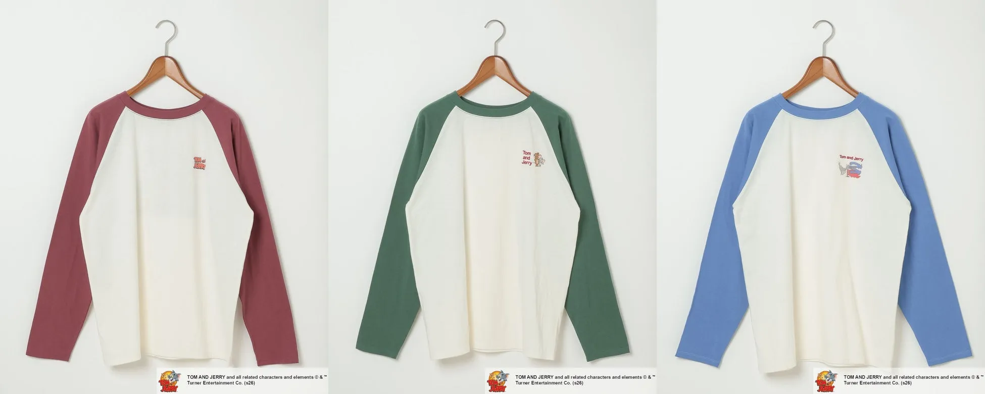 トムとジェリーの長袖シャツ