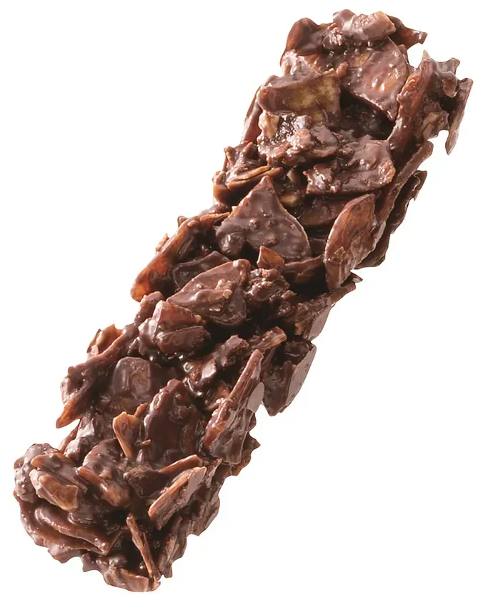 チョコレートでコーティングされたお菓子