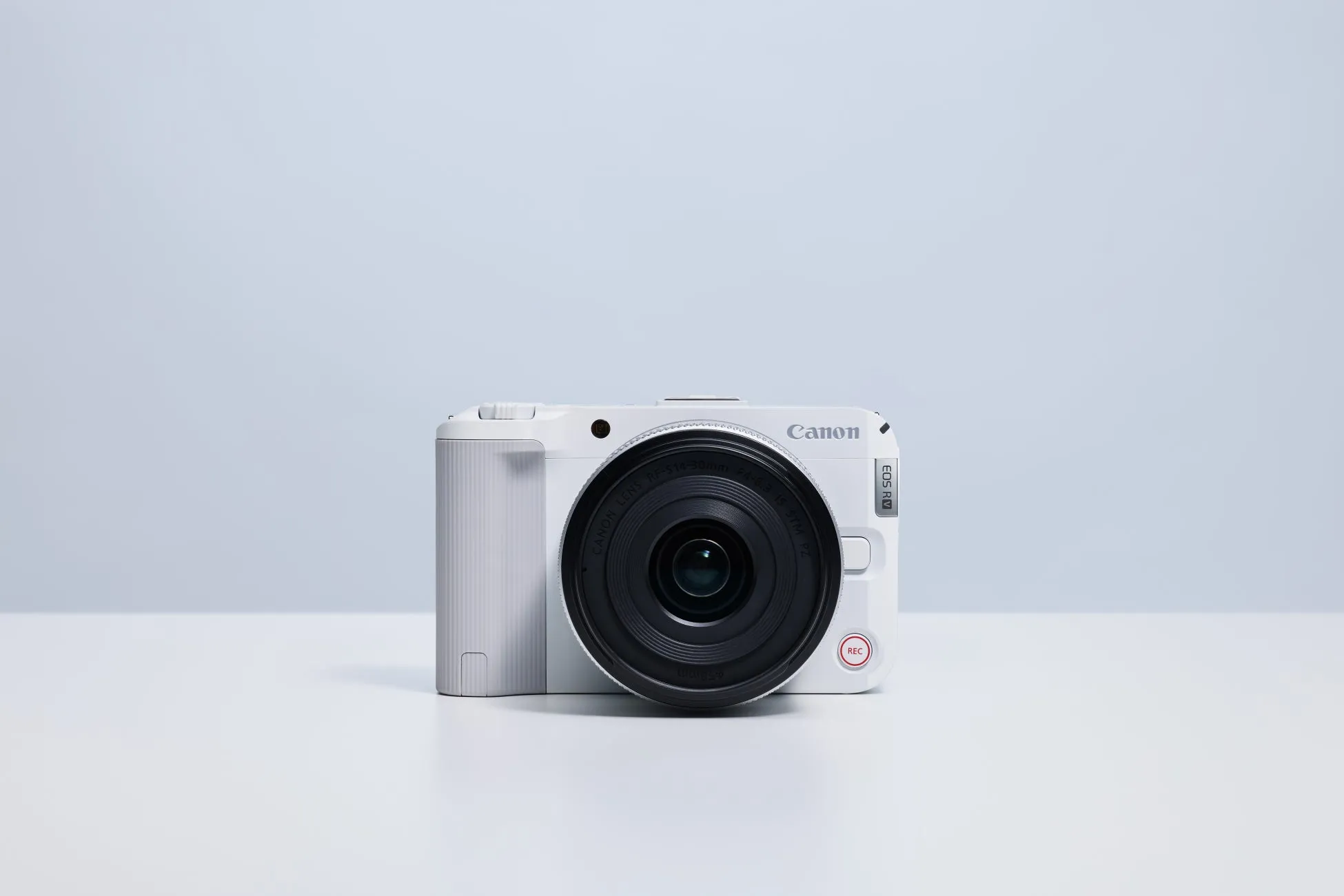 白いキヤノン EOS RV ミラーレス一眼カメラ