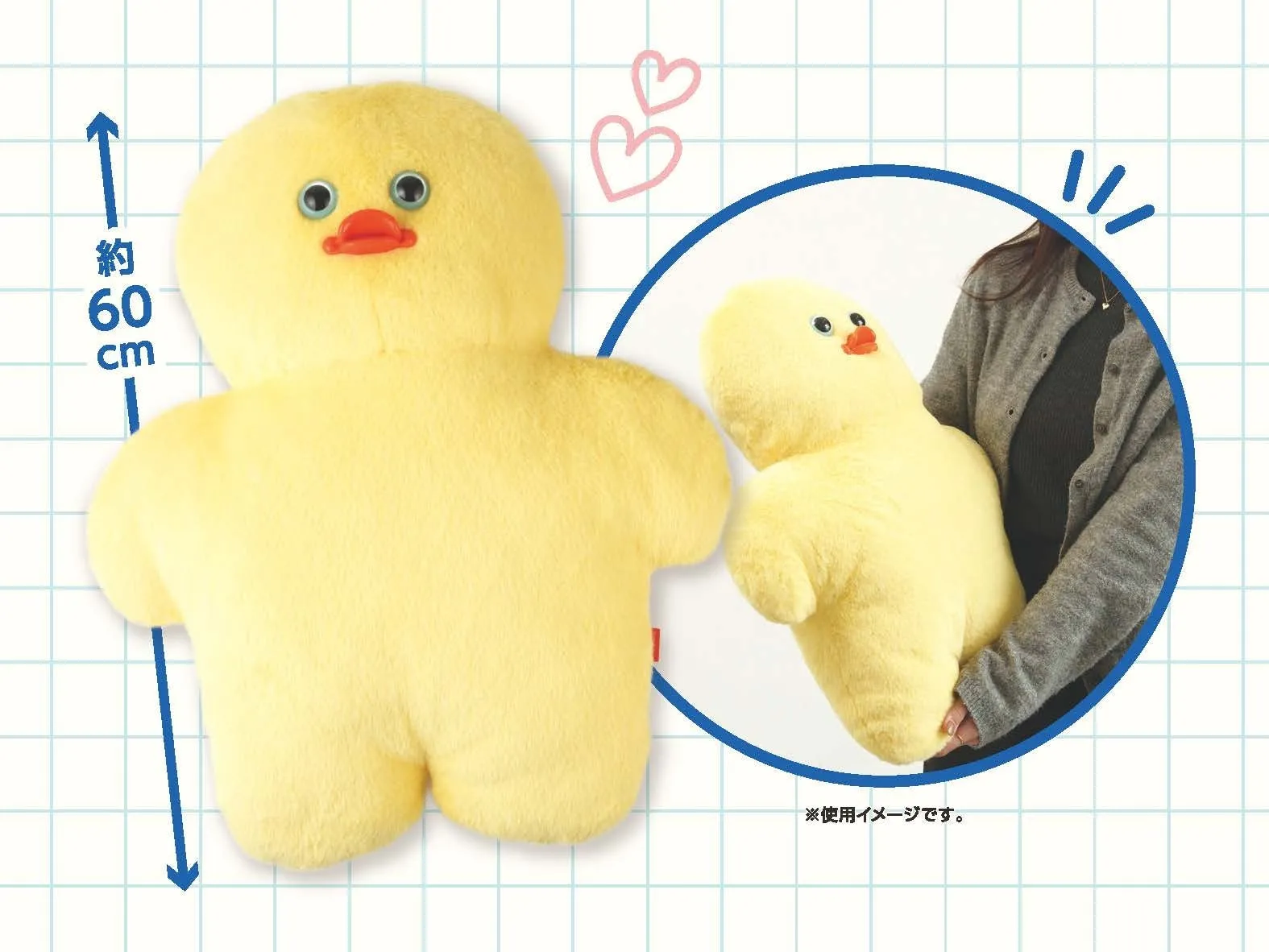 約60cm ※使用イメージです。