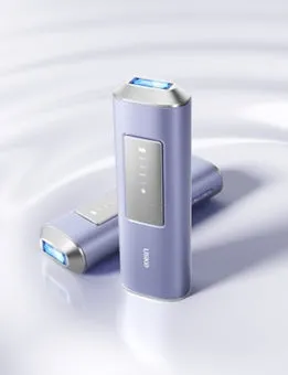 2つの紫色のデバイス