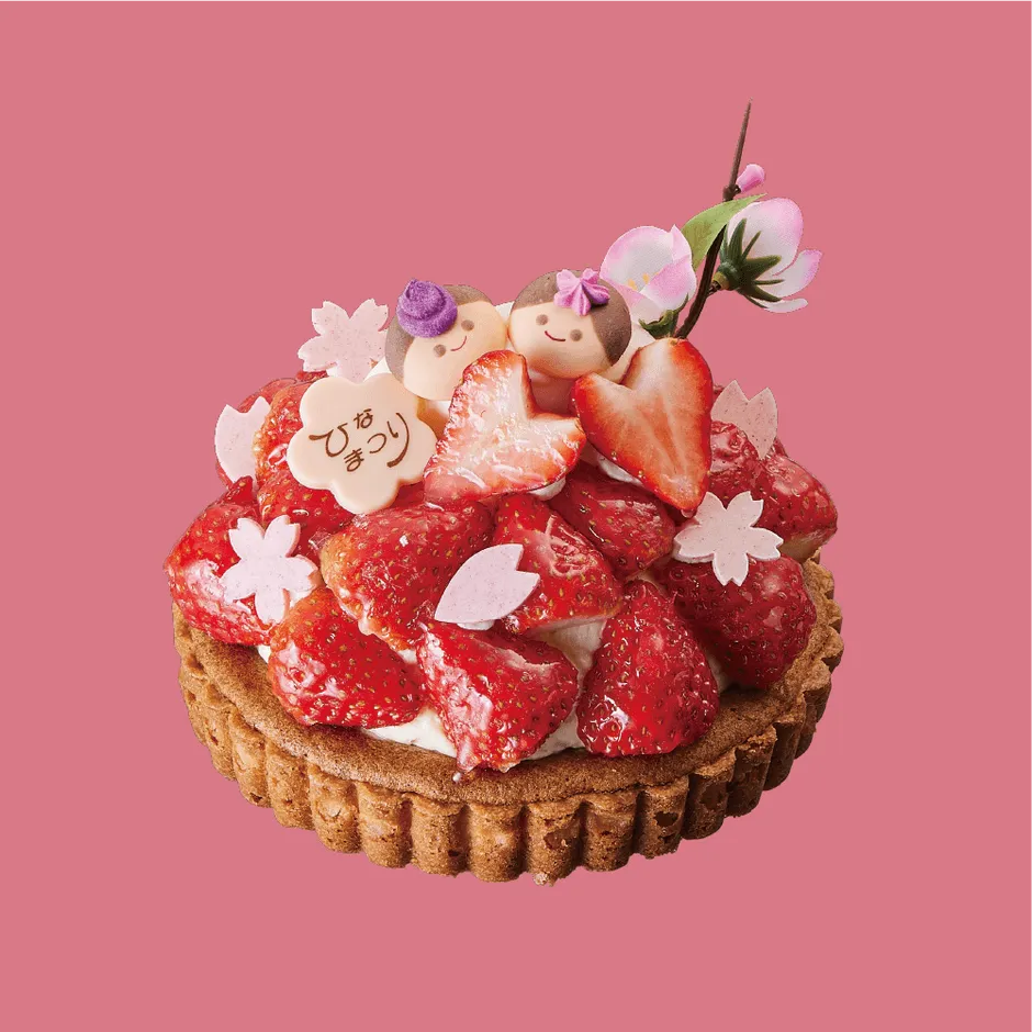 ひなまつりいちごタルト