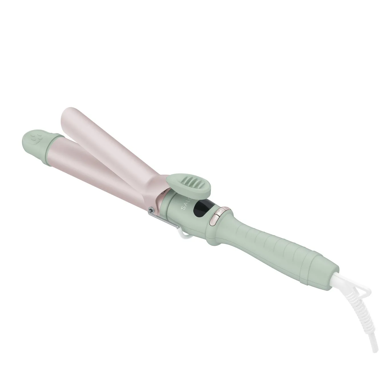 ピンクとミントグリーンのヘアカーラー