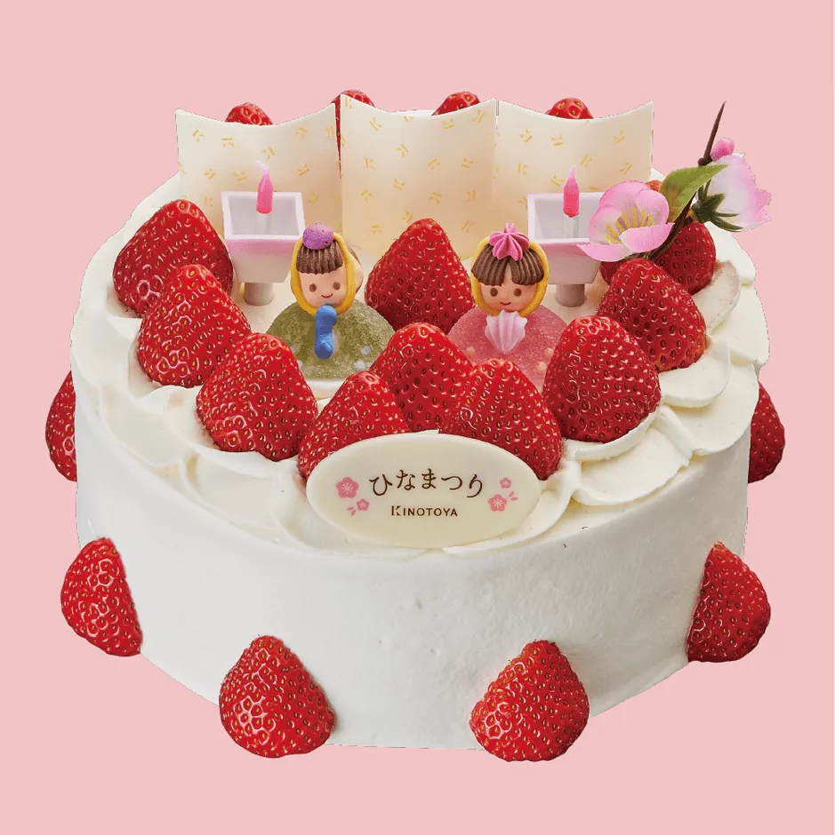 ひなまつり生クリームケーキ
